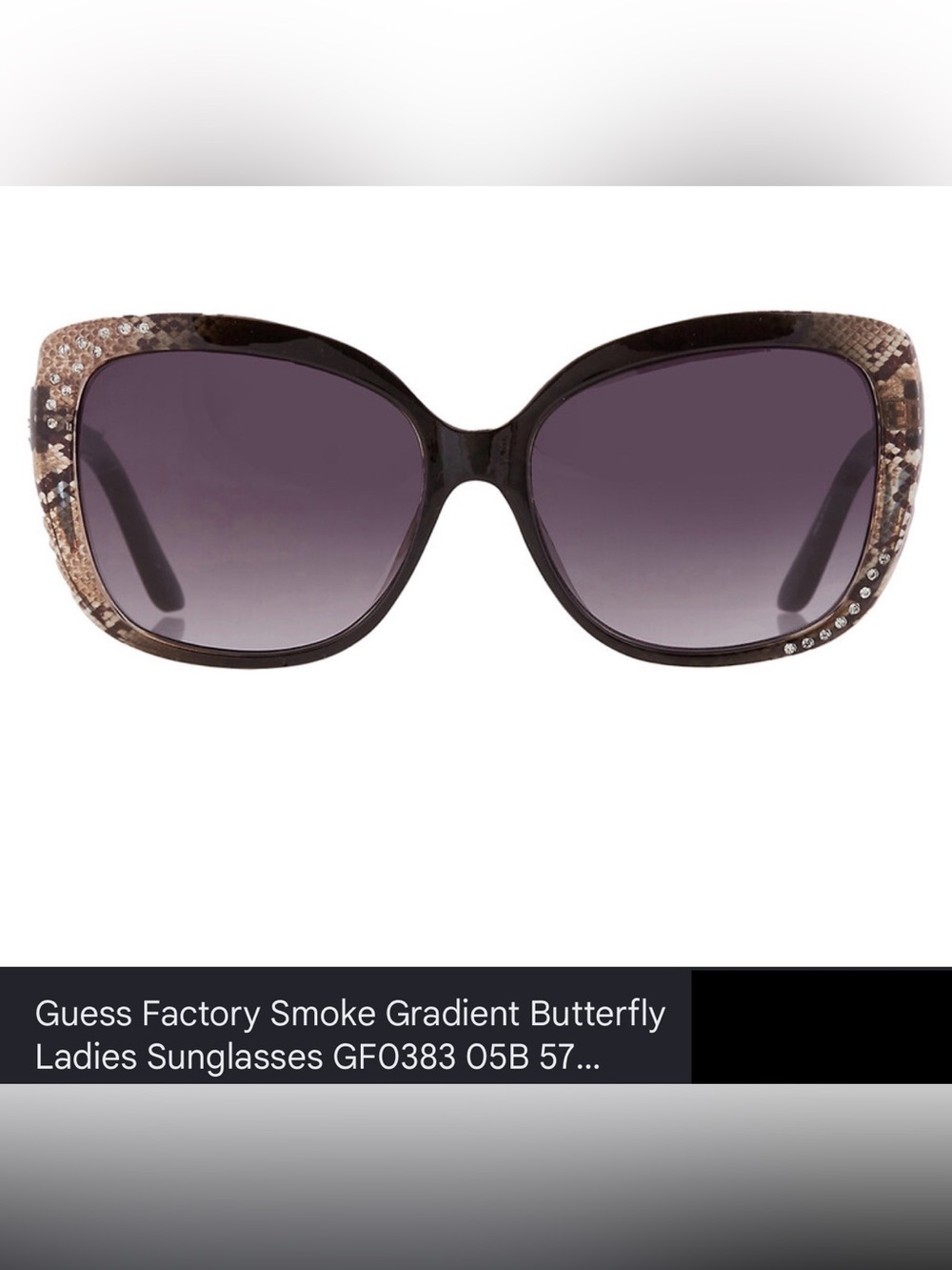 GUESS Women’s Smoke Gradient Butterfly Ladies Sunglasses